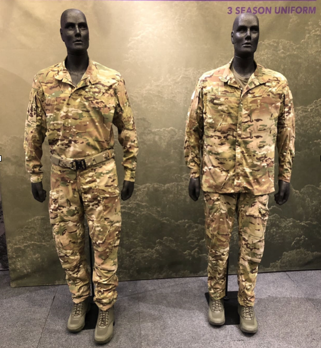 Patagonia’s Lost Arrow Project is displaying a prototype 3-season uniform. The idea is to offer a single, multi-environment, multi-season uniform solution since there have been so many calls for hot weather, jungle and swimmers specialty uniforms.